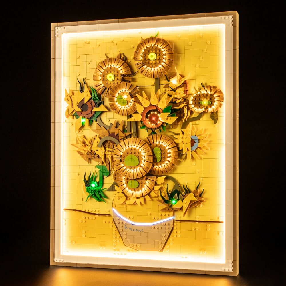 Briksmax 2.0 Light Kit For Vincent van Gogh – Sunflowers #31215