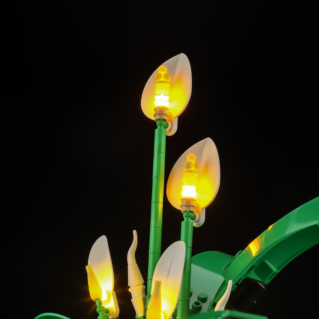 Light Kit for Peace Lily 11504- Briksmax 2.0