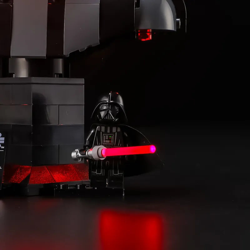 Light Kit for Darth Vader Bust 75439-Briksmax 2.0（Wave Sensor Control）