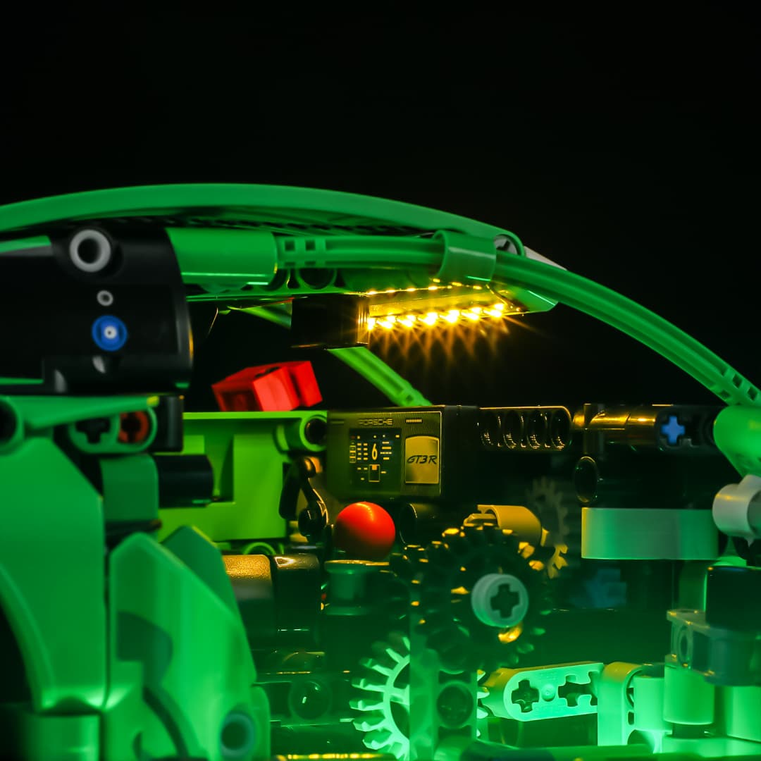 Beleuchtungssatz für Porsche 911 GT3 R REXY AO Rennwagen 42224- Briksmax 2.0