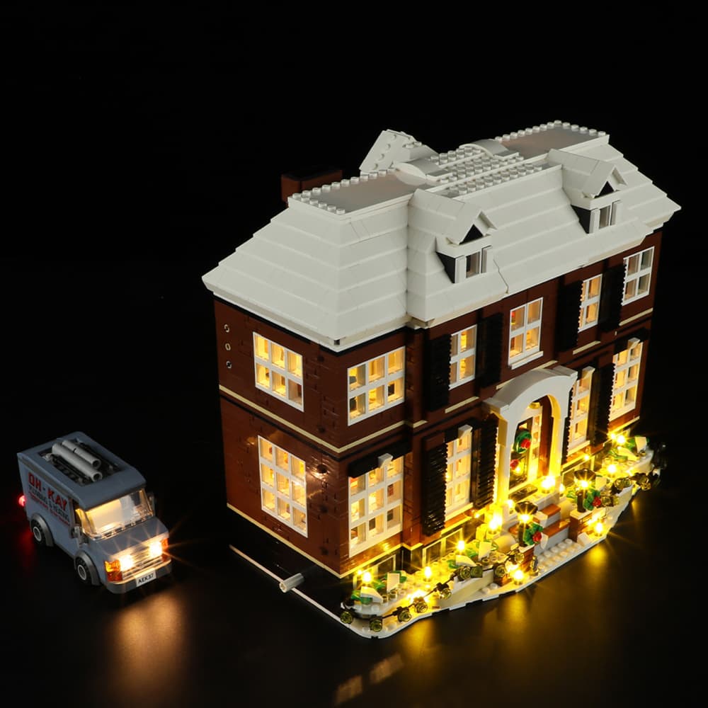 Light Kit For Home Alone 21330-BriksMax 2.0