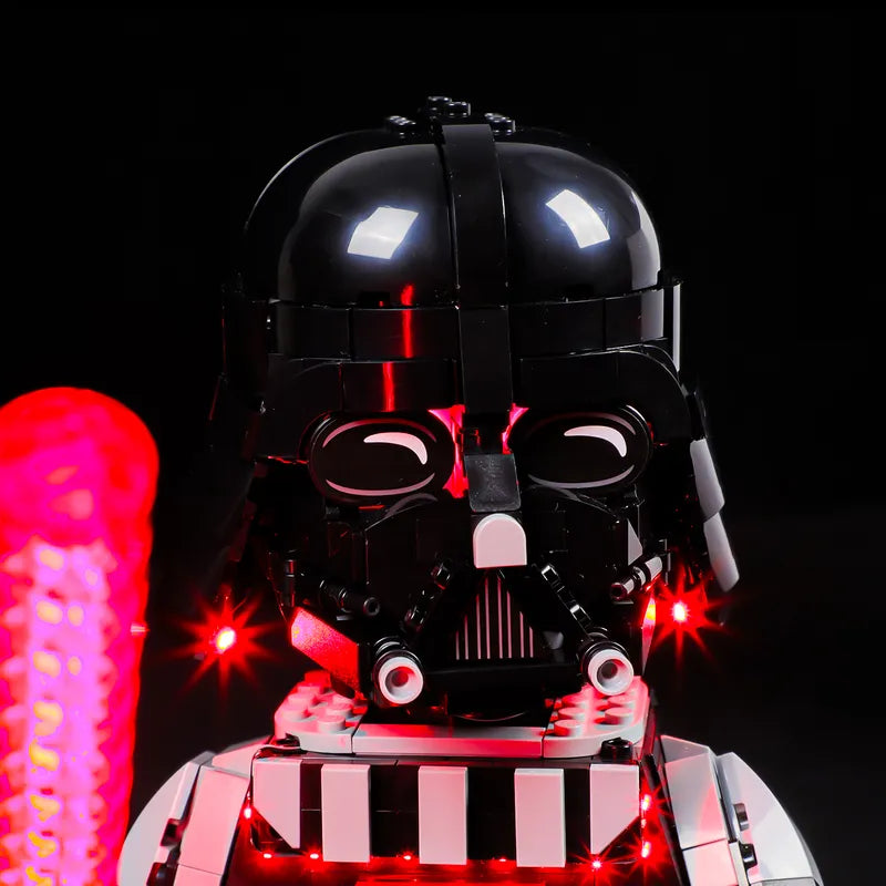 Light kit for Up-Scaled Darth Vader Minifigure 75461