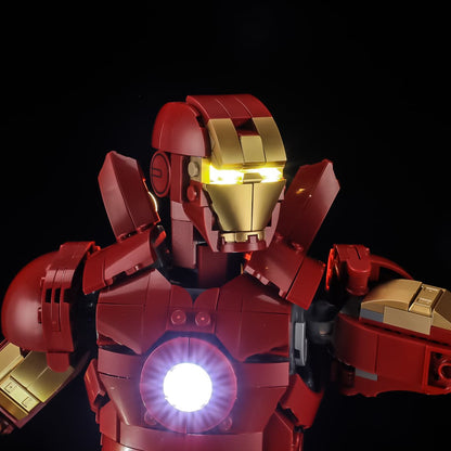 Kit d'éclairage pour Iron Man Mark 3 Collector' Edition 76344 - Briksmax 2.0