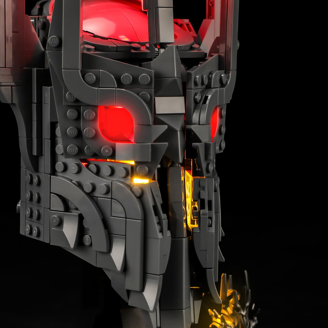 Light Kit for The Lord of the Rings: Sauron's Helmet 11373 - Briksmax 2.0