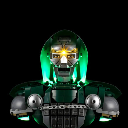Light Kit for Doctor Doom Bust 76345 - Briksmax 2.0