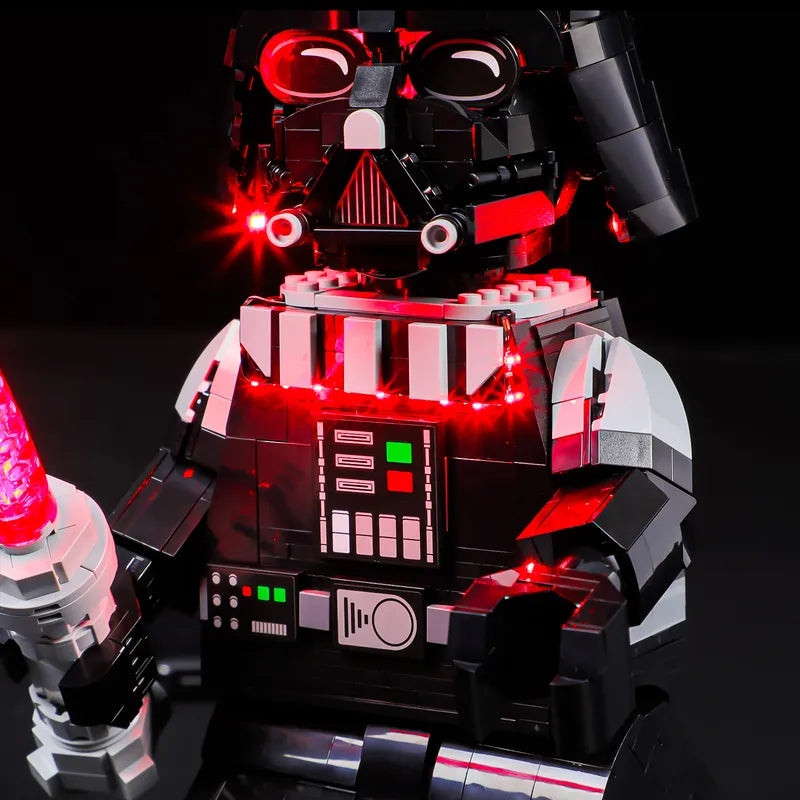 Light kit for Up-Scaled Darth Vader Minifigure 75461