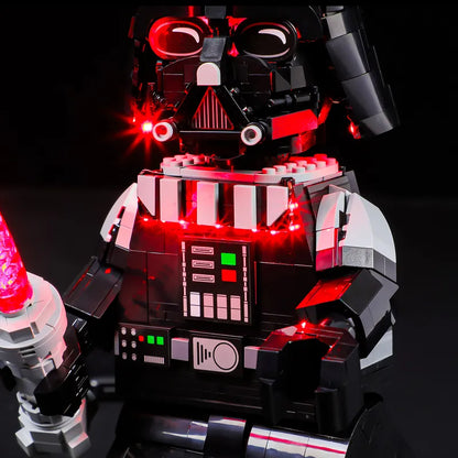 Light kit for Up-Scaled Darth Vader Minifigure 75461