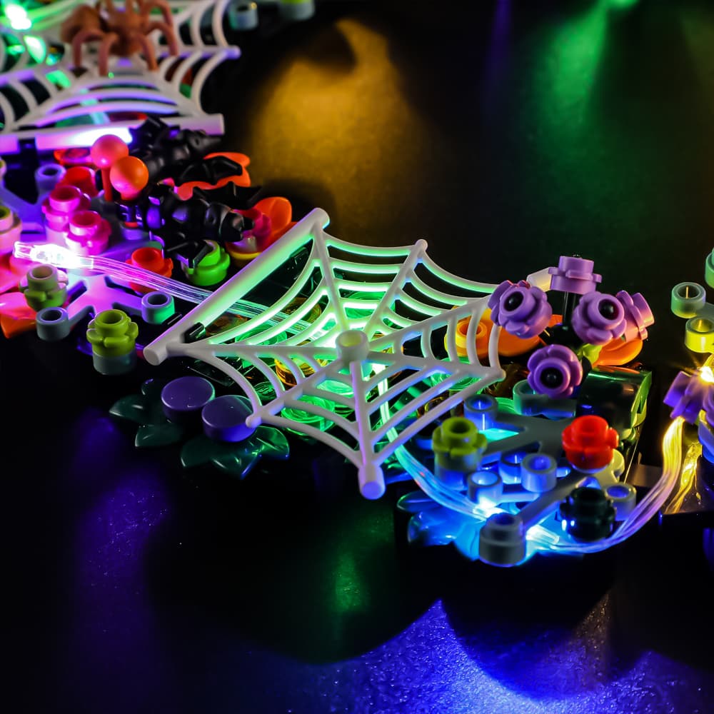 Briksmax Light Kit For LEGO Halloween Wreath #40825 | Briksmax