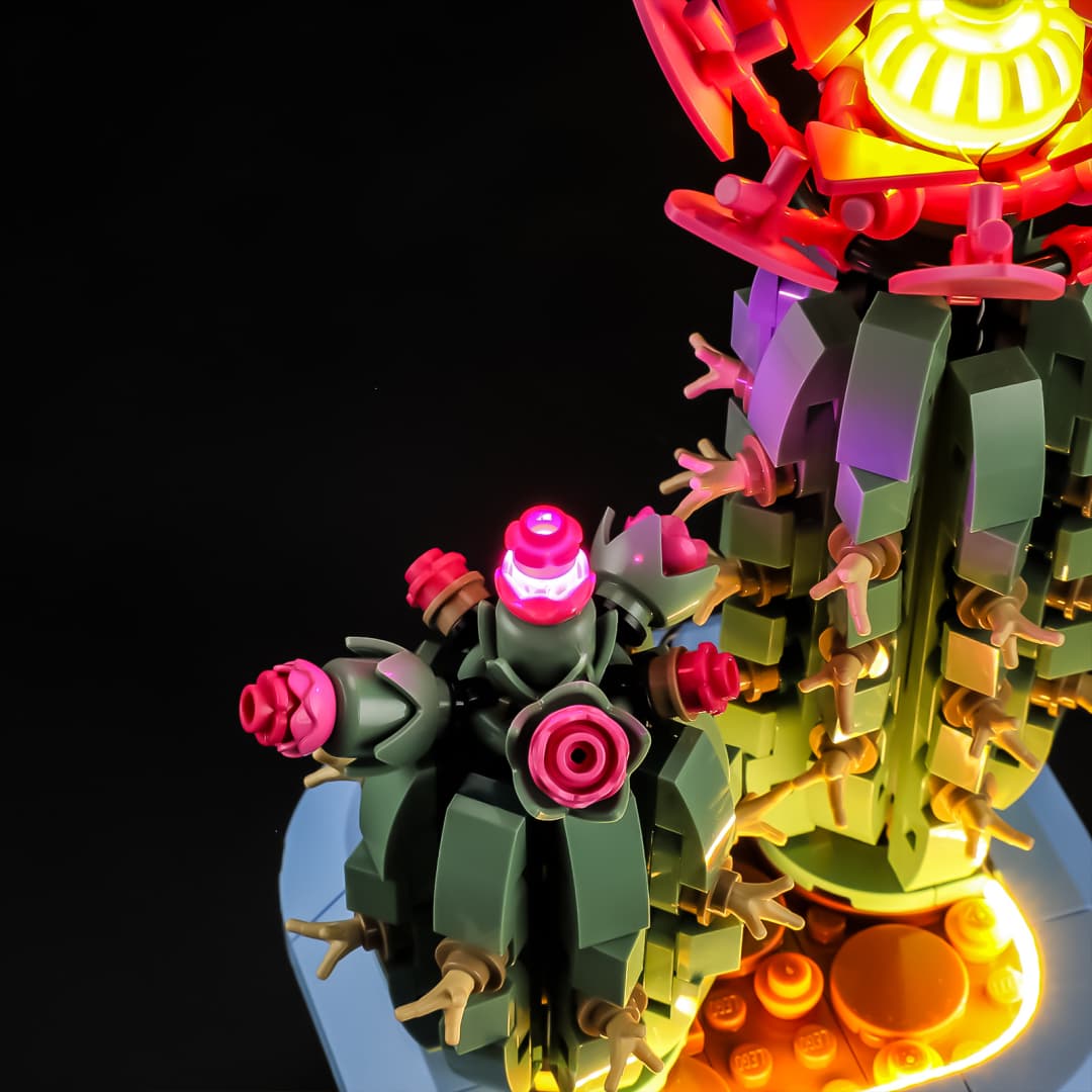 Kit d'éclairage pour cactus à fleurs 11509- Briksmax 2.0