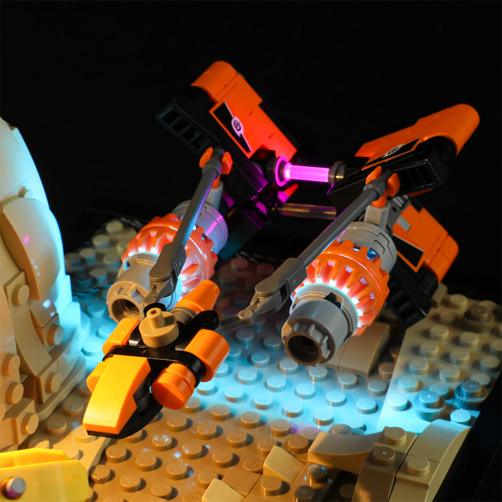Light Kit For Mos Espa Podrace Diorama 75380-Briksmax