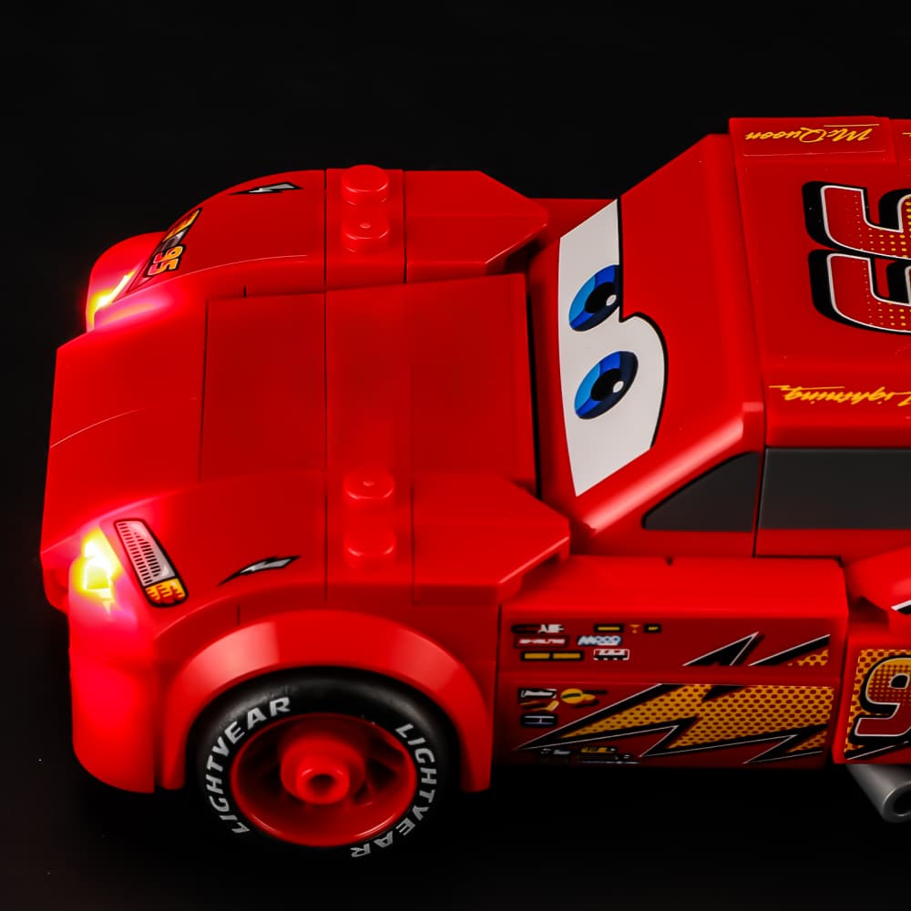 Light Kit for Lightning McQueen 77255- Briksmax 2.0
