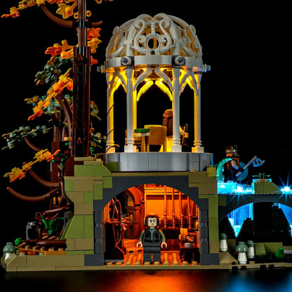 Light Kit For The Lord Of The Rings: Rivendell #10316-Briksmax