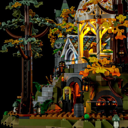Light Kit For The Lord Of The Rings: Rivendell #10316-Briksmax