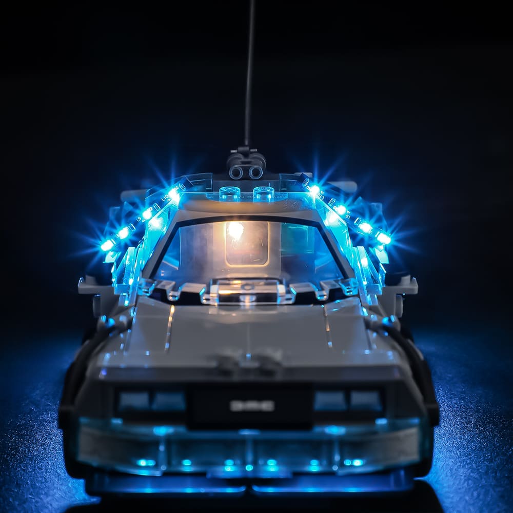 Light Kit for Time Machine from Back to the Future 77256- Briksmax 2.0
