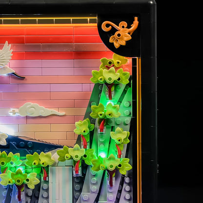 Kit d'éclairage pour jardin de cerisiers en fleurs japonais 31218 - Briksmax 2.0