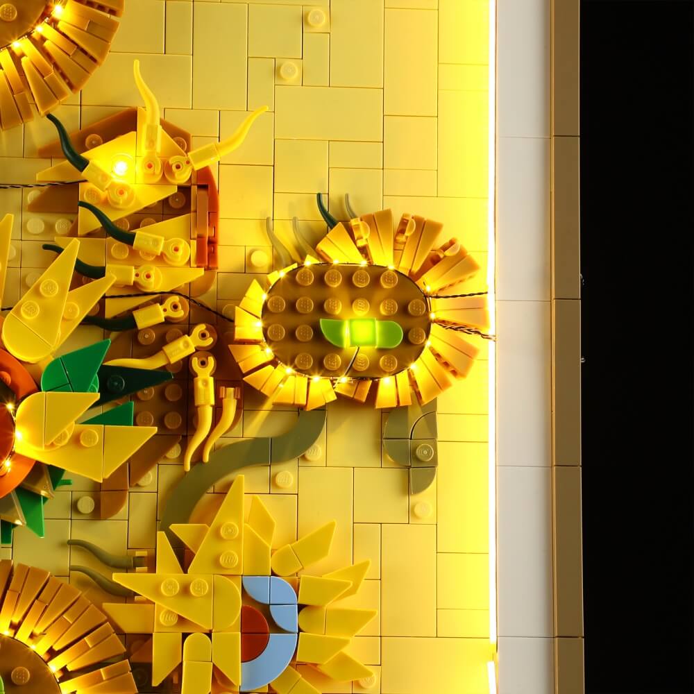 Briksmax 2.0 Light Kit For Vincent van Gogh – Sunflowers #31215