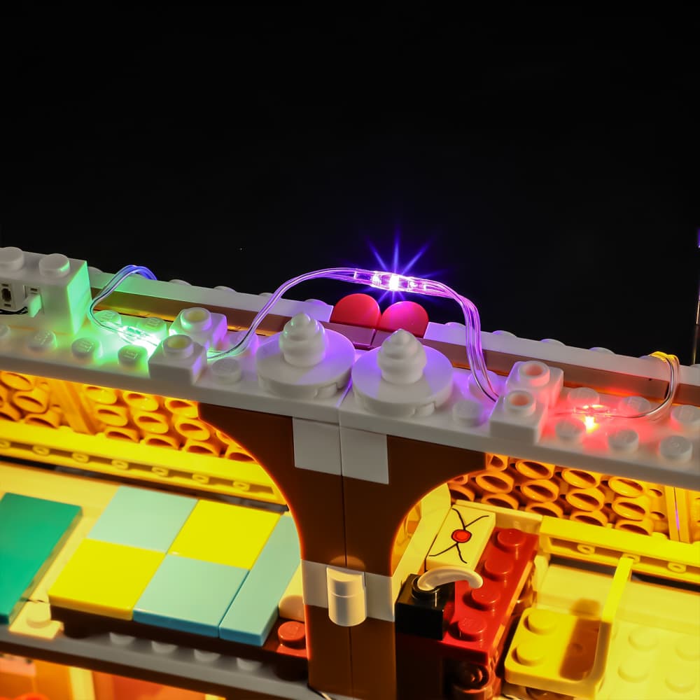 Light Kit For Festive Gingerbread House #40809- Briksmax 2.0