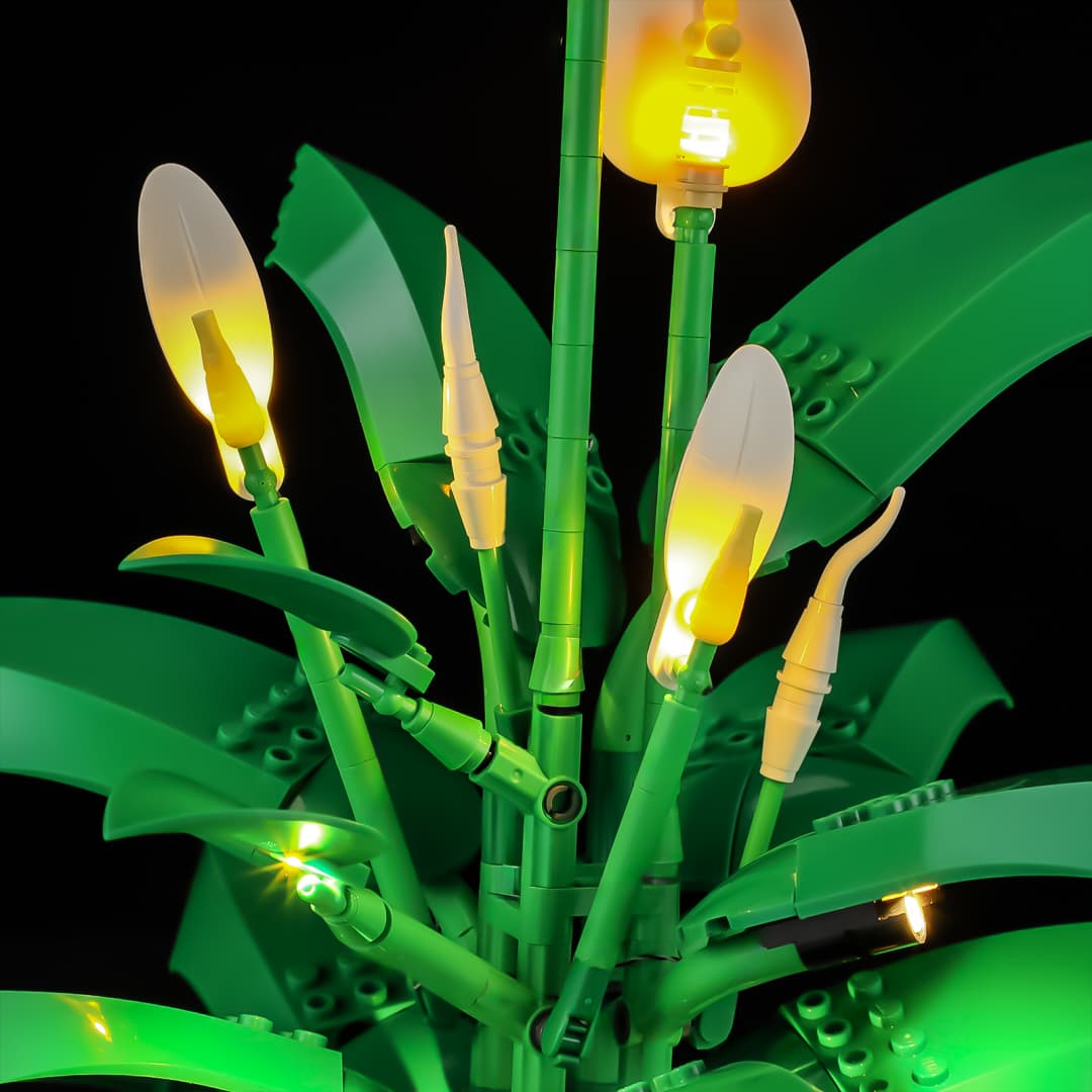 Light Kit for Peace Lily 11504- Briksmax 2.0