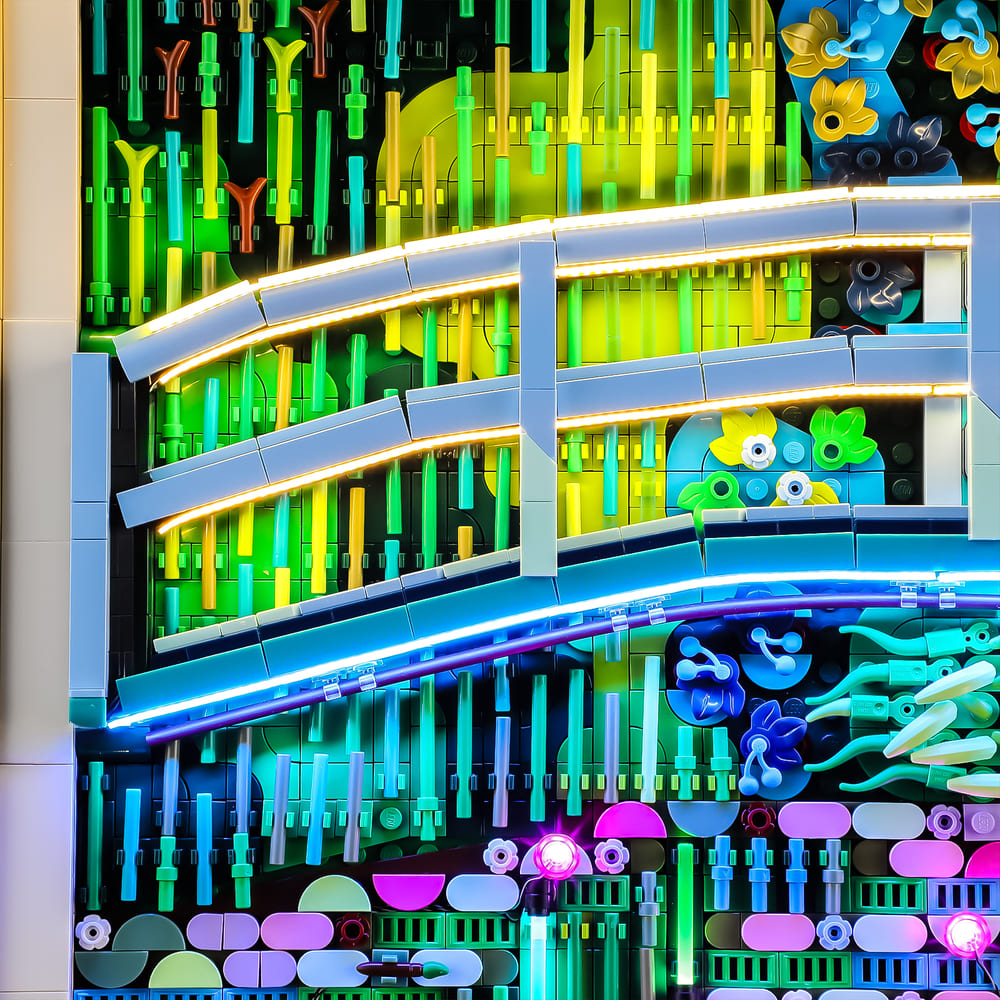 Light Kit for Claude Monet – Bridge over a Pond of Water Lilies 31220 - Briksmax 2.0