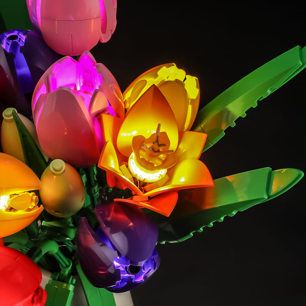 Light Kit for Tulip Bouquet 11501- Briksmax 2.0