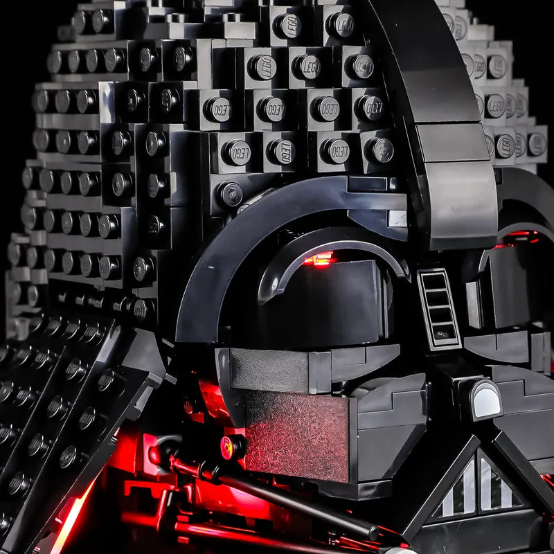 Light Kit for Darth Vader Helmet 75304-Briksmax 2.0（Wave Sensor Control）