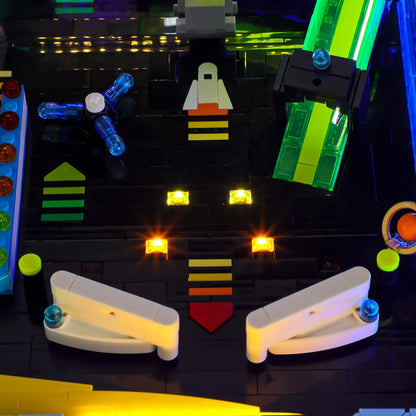 Light kit for Classic Space Pinball Machine 11374 – Dynamic Lighting Effects| Briksmax 2.0