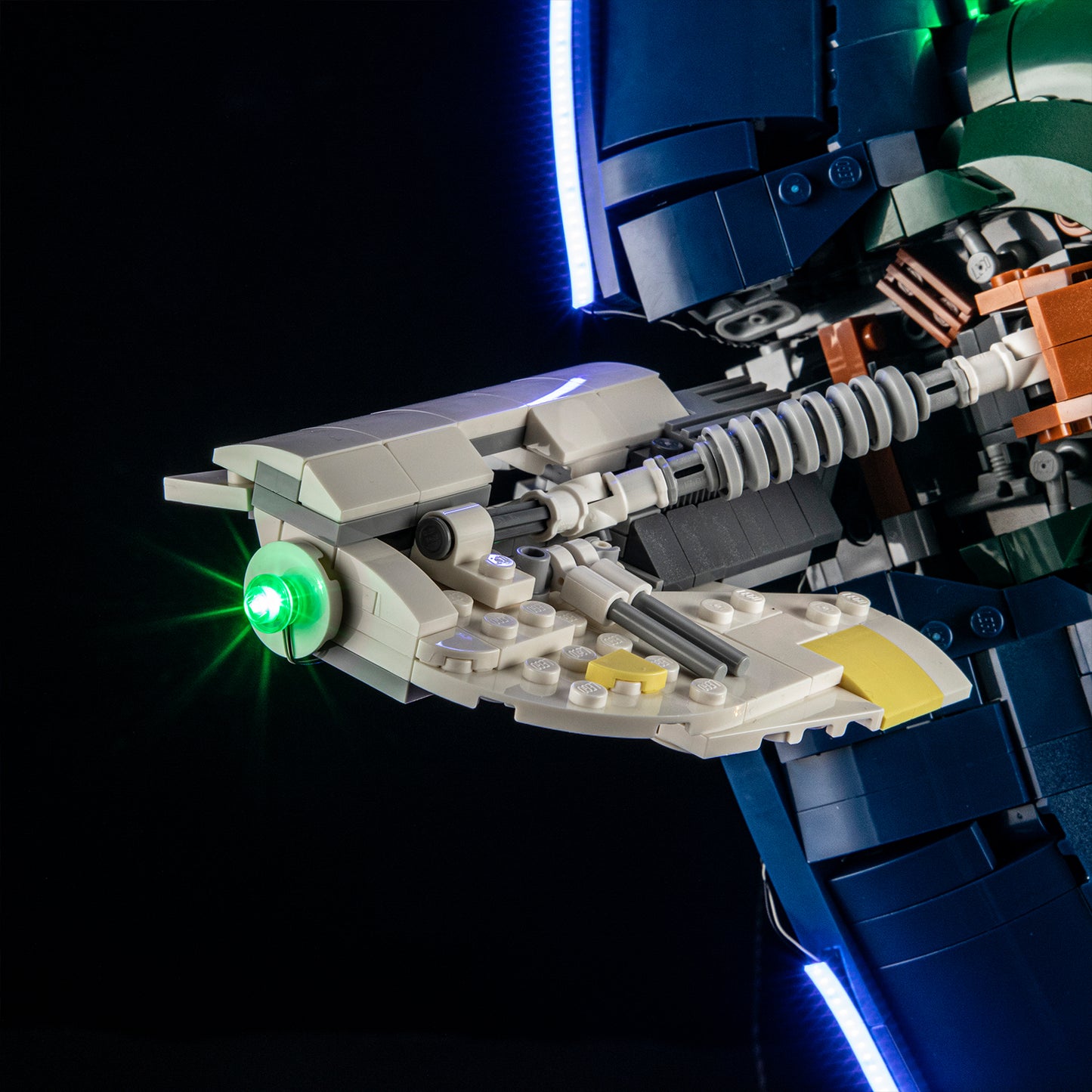 BriksMax 2.0 Light Kit For Jango Fett's Firespray-Class Starship #75409