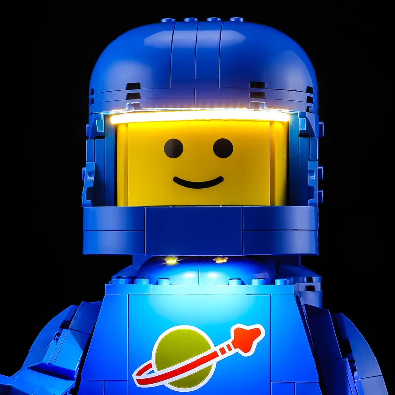 Light Kit for Up-Scaled Blue Astronaut Minifigure 40921- Briksmax 2.0