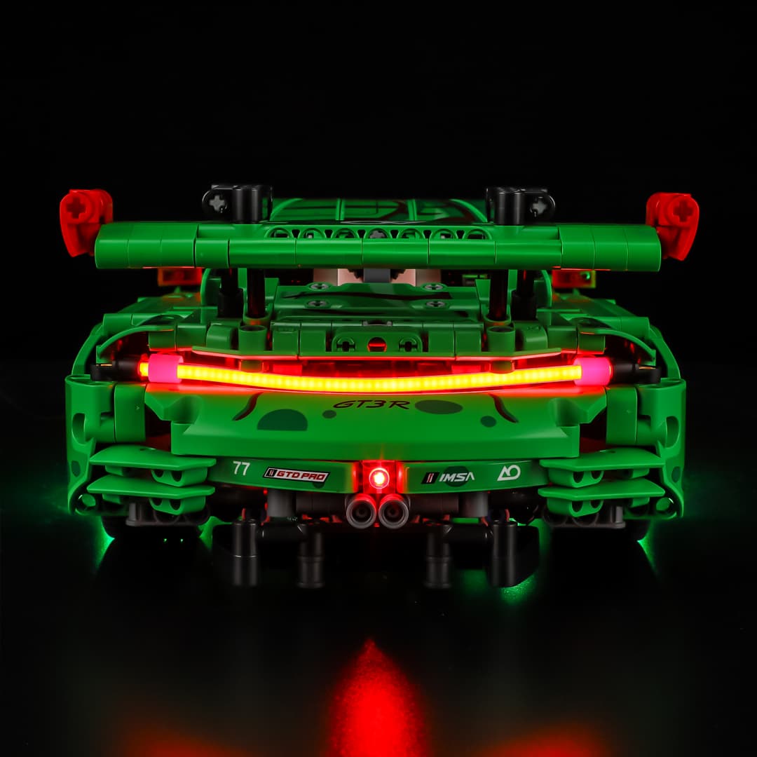 Beleuchtungssatz für Porsche 911 GT3 R REXY AO Rennwagen 42224- Briksmax 2.0