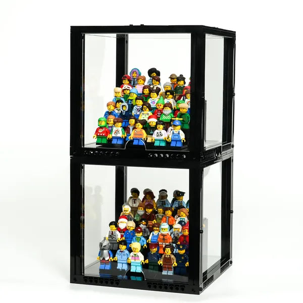 Compact 4-Tier Display Case for 36 LEGO® Minifigures | 2 Pack