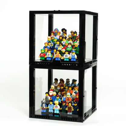 Compact 4-Tier Display Case for 36 LEGO® Minifigures | 2 Pack