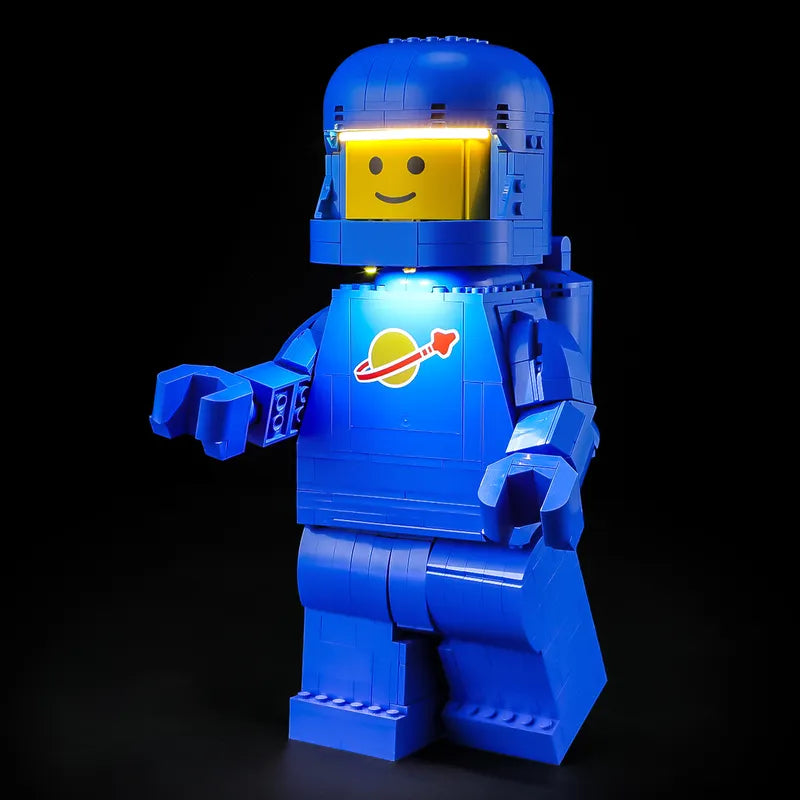 Light Kit for Up-Scaled Blue Astronaut Minifigure 40921- Briksmax 2.0