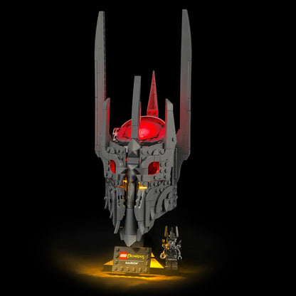 Light Kit for The Lord of the Rings: Sauron's Helmet 11373 - Briksmax 2.0