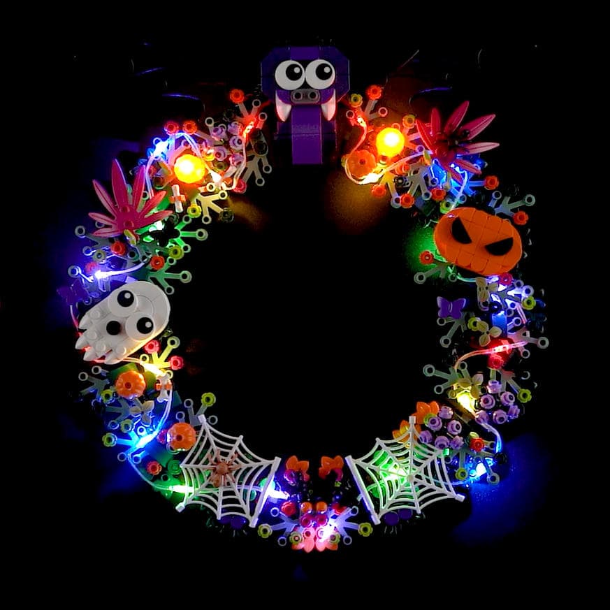 Light Kit For Halloween Wreath  #40825 - Briksmax 2.0