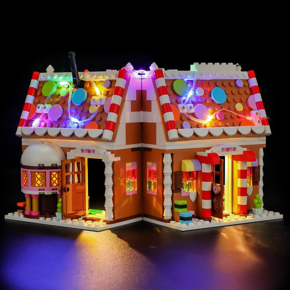 Light Kit For Festive Gingerbread House #40809- Briksmax 2.0