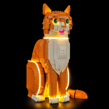Light Kit for Orange Cat 21376 - Briksmax 2.0【Not Final Price｜Coming Soon】