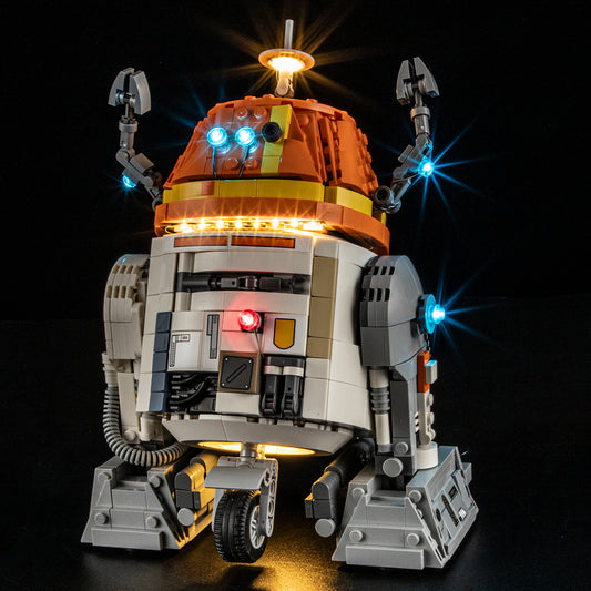 BriksMax 2.0 Light Kit For Chopper (C1-10P)™ Astromech Droid #75416
