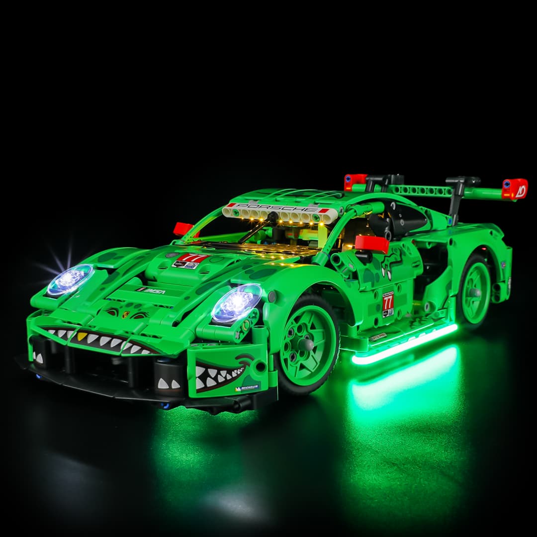 Beleuchtungssatz für Porsche 911 GT3 R REXY AO Rennwagen 42224- Briksmax 2.0