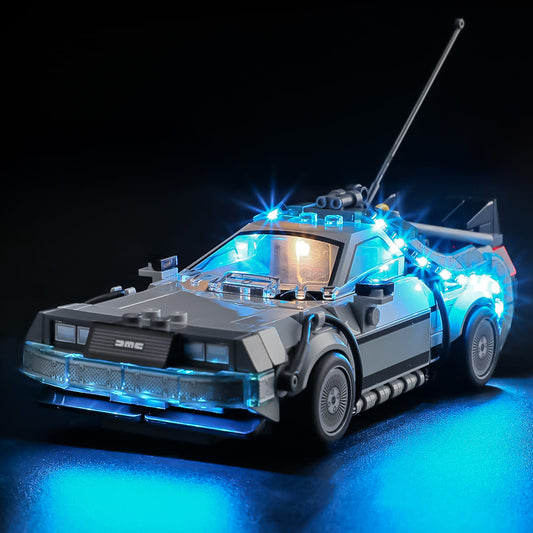 Light Kit for Time Machine from Back to the Future 77256- Briksmax 2.0【Not Final Price｜Coming Soon】
