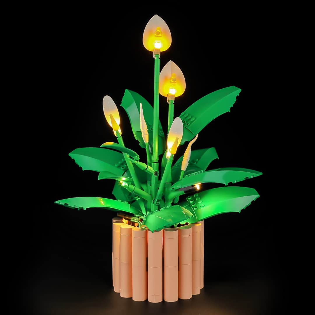 Light Kit for Peace Lily 11504- Briksmax 2.0