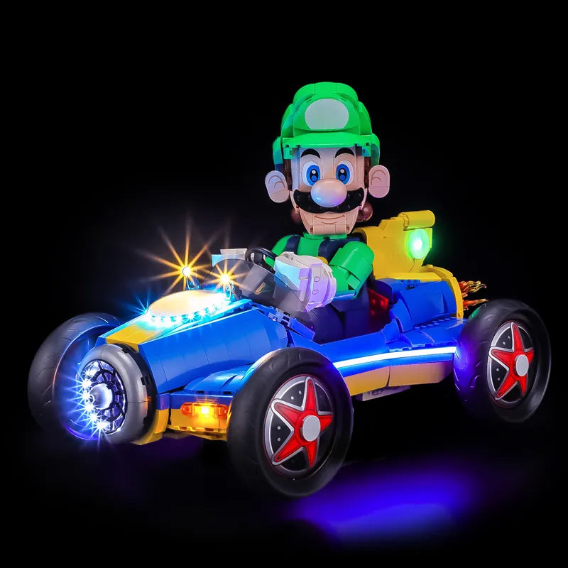 Light Kit for Mario Kart – Luigi & Mach 8 #72050 - Briksmax 2.0