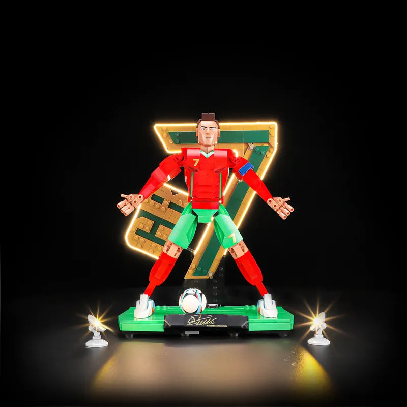 Light kit for Cristiano Ronaldo – Soccer Legend 43016 |  Classic Warm Edition