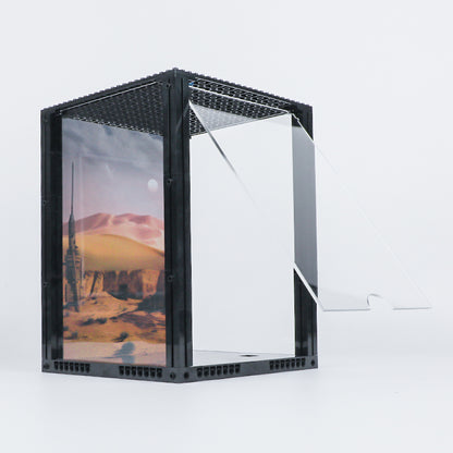 Briksmax-Vitrine für LEGO-Helme (Produktgewicht: 1,090 kg)