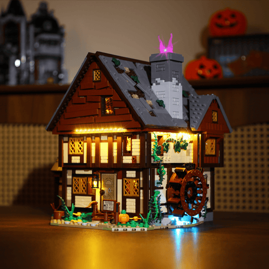 Light Kits For Disney Hocus Pocus: The Sanderson Sisters' Cottage 21341-Briksmax