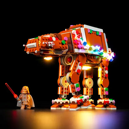Color-Changing Light Kit for Gingerbread AT-AT Walker 40806 - Briksmax 2.0【Not Final Price｜Coming Soon】