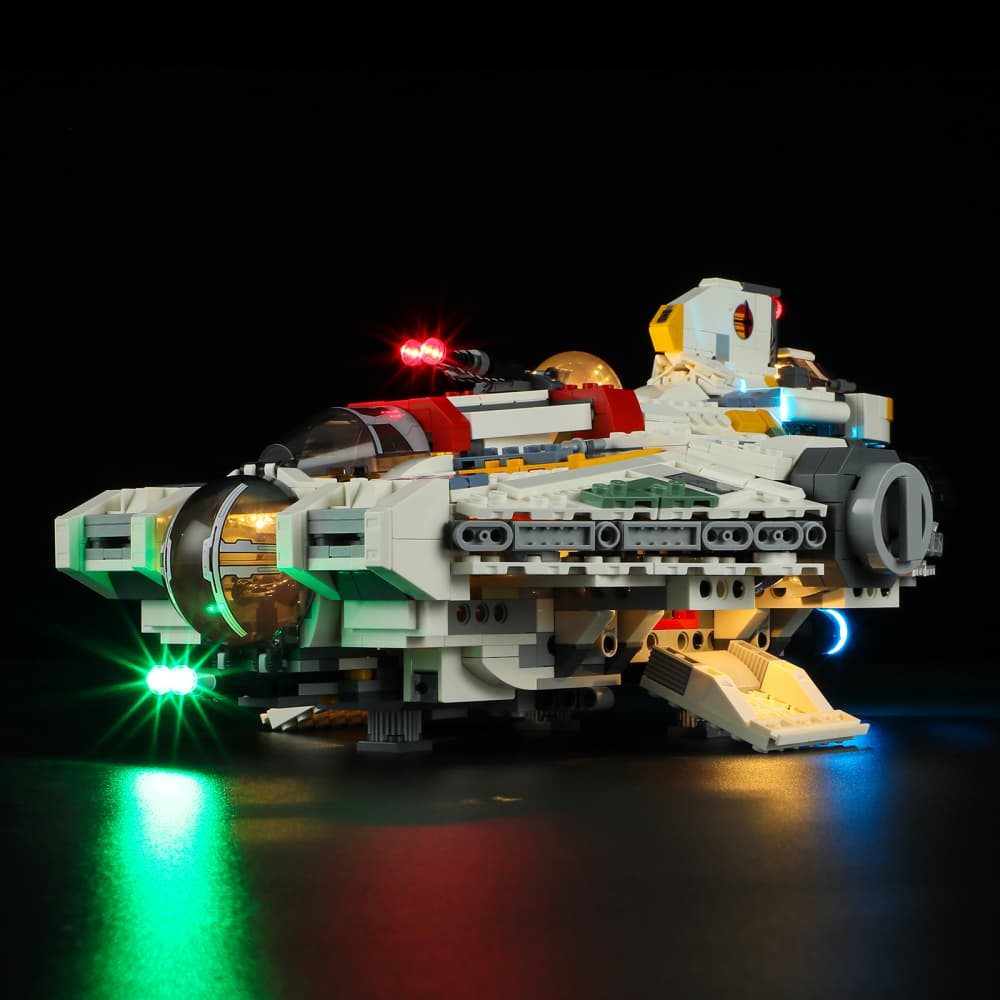 Kit d'éclairage Briksmax pour LEGO Star Wars : Ahsoka Fantôme et Fantôme II 75357 