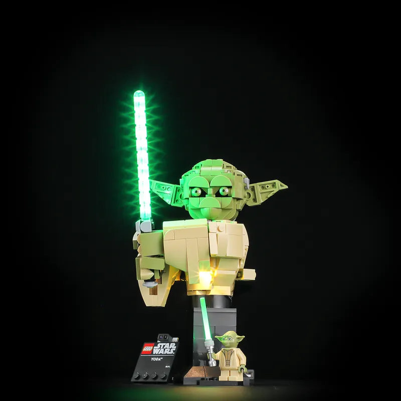 Light Kit for Yoda Bust 75438（Wave Sensor Control）