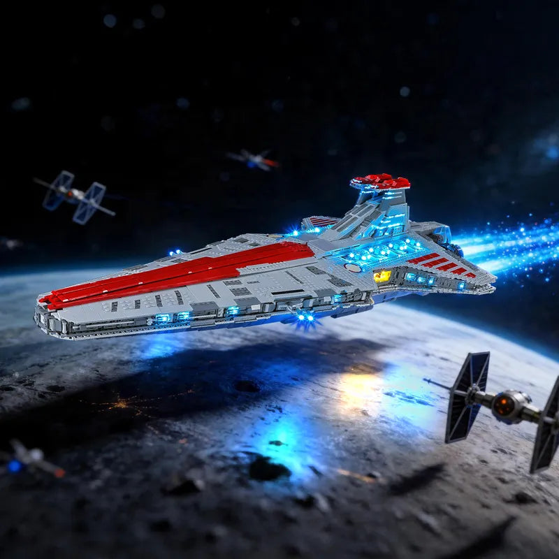 Remote Light Kit for Venator-Class Republic Attack Cruiser 75367-Briksmax 2.0