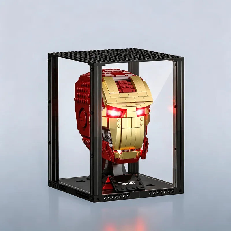 iron man helmet display case Display Case for LEGO