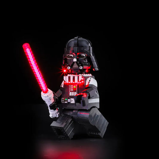 Light kit for Up-Scaled Darth Vader Minifigure 75461
